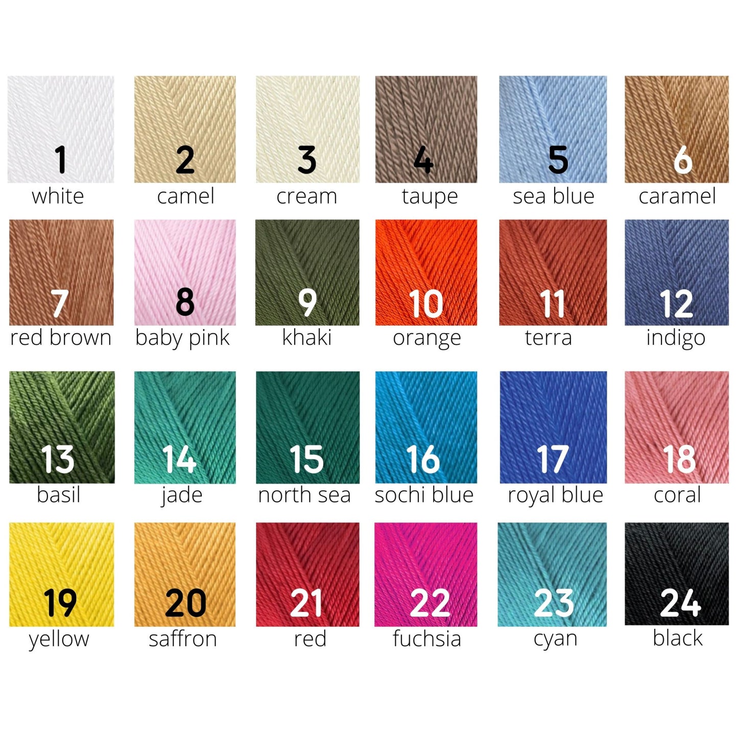 yarn color palette